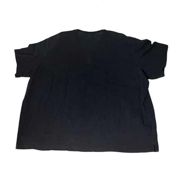 DULUTH TRADING CO Black Henley Shirt Top Short Sleeve Mens Size 4XL - Picture 4 of 9